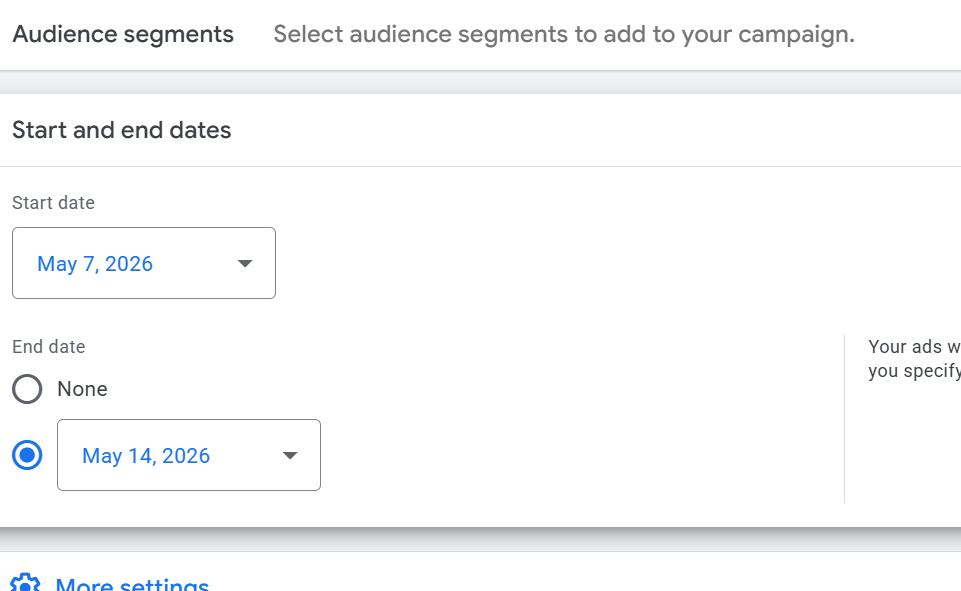 Google Ads Conversion Setup Screenshot 8