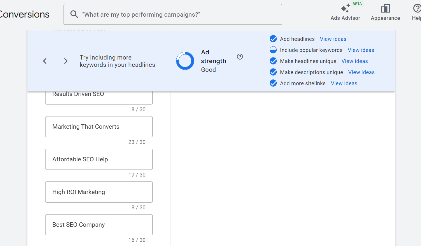 Google Ads Conversion Setup Screenshot 9